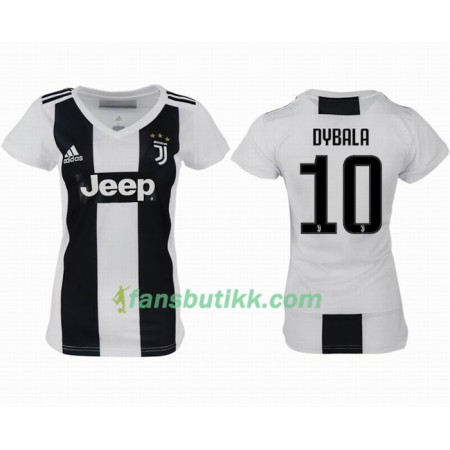 Fotballdrakt Juventus DYBALA 10 Dame Hjemmetrøye 2018-2019 Kortermet